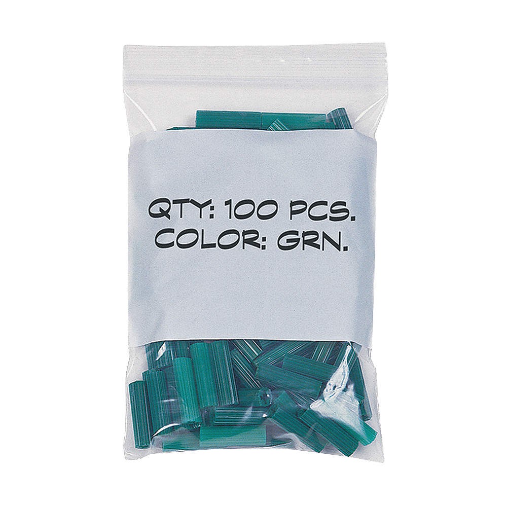 GRAINGER APPROVED 5CNU8 Reclosable Poly Bag,Zip Seal,PK1000 5CNU8