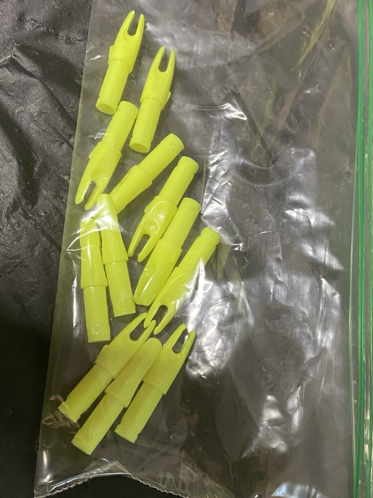 Bohning Archery S Nocks - 12 Pack - Yellow