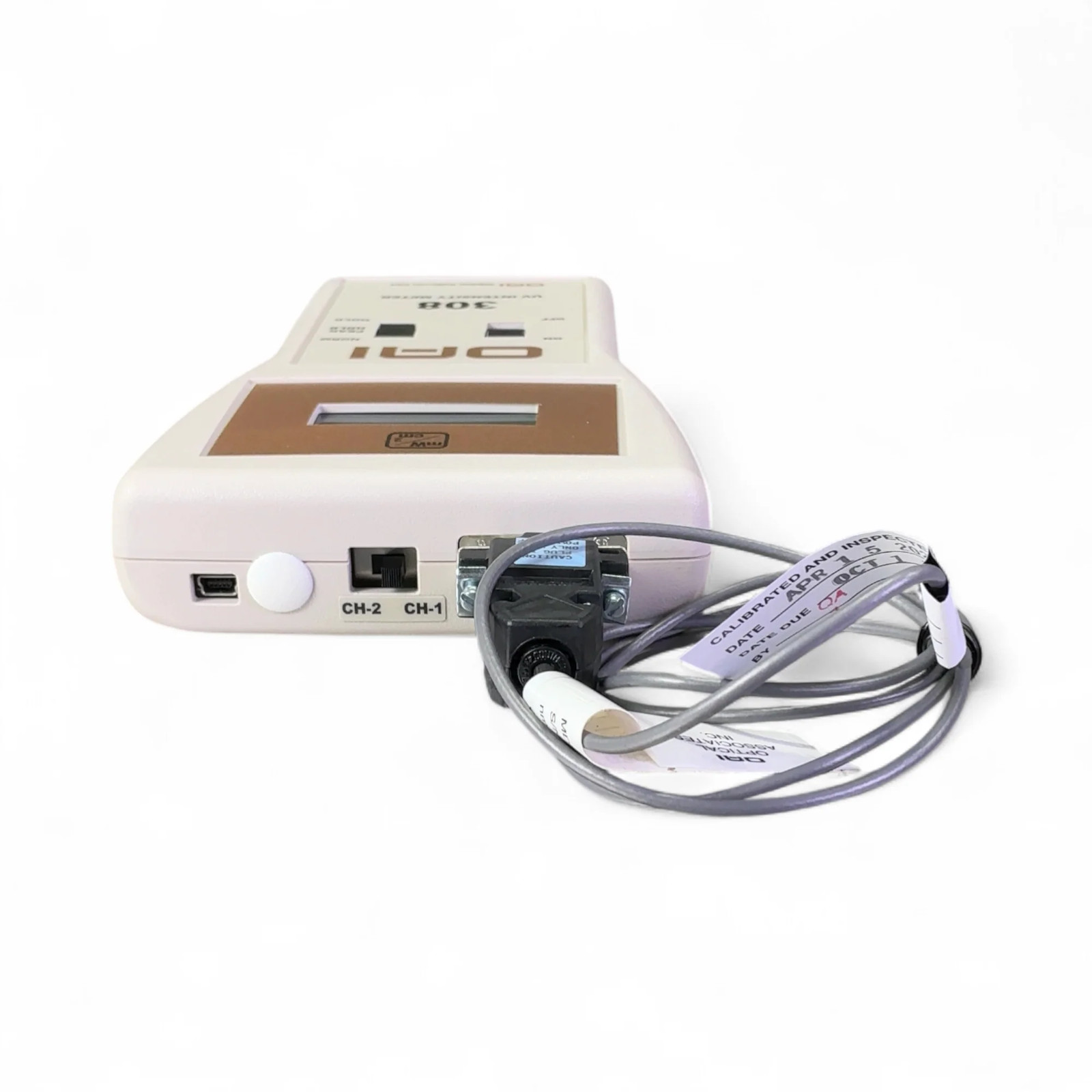 OAI 308 UV Intensity Meter with Optical Sensor 0308-0000-01 0308-0002-04 USED