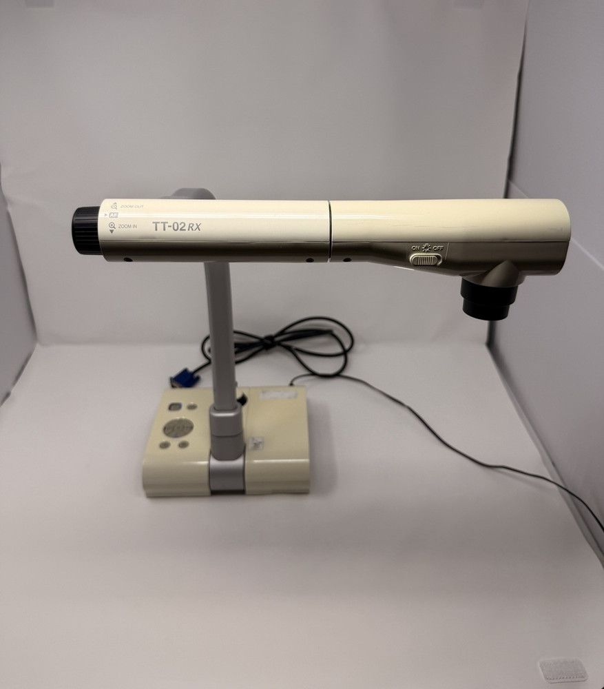 Elmo TT-02RX OverHead Digital Projector Document Camera w/Adapter  (LPX35)