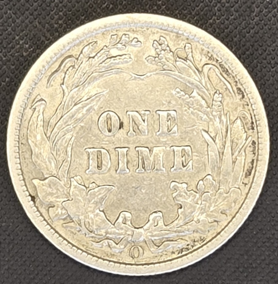1903-O Barber Silver Dime - NEARLY UNCIRCULATED - FREE SHIPPING!