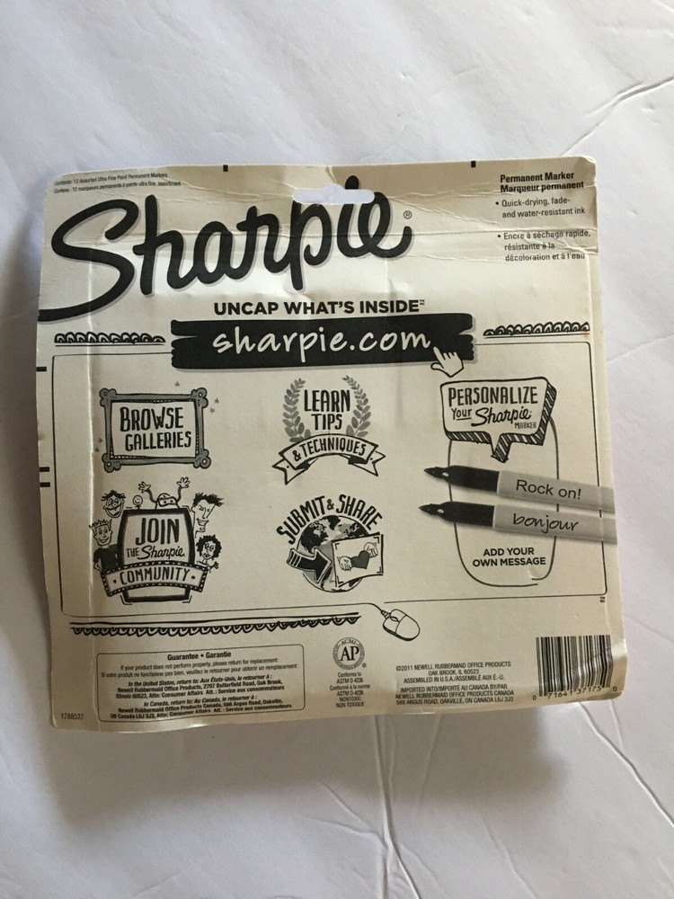 Sharpie Ultra Fine Point Permanent Markers | Assorted 12 count | 071641371750