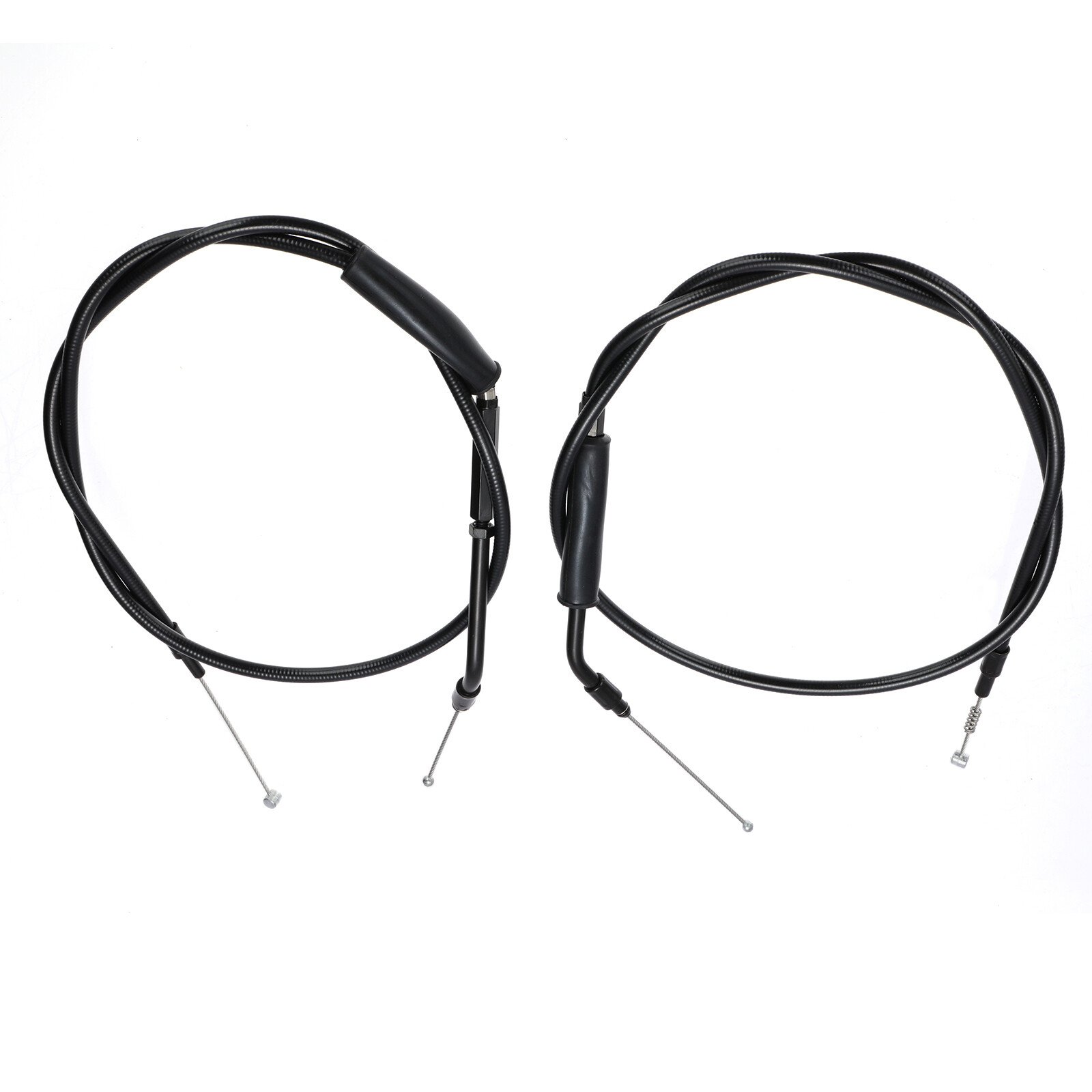 44.3" Black Throttle Idle Cable For Harley 00-06 Touring Electra Glide Road King