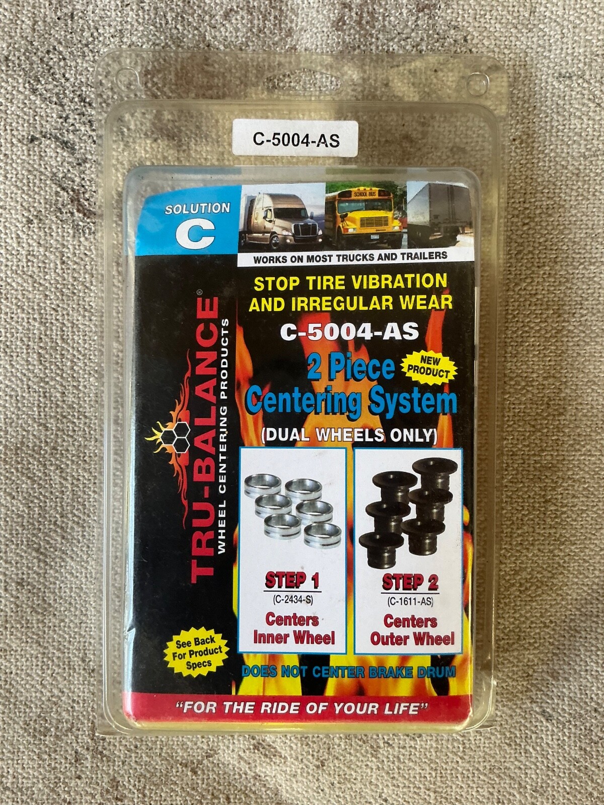 Tru-Balance C-5004-AS 2 piece centering system for dual wheels