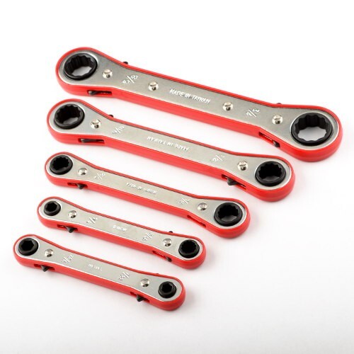 5pc Ratchet Box Wrench Set | SAE
