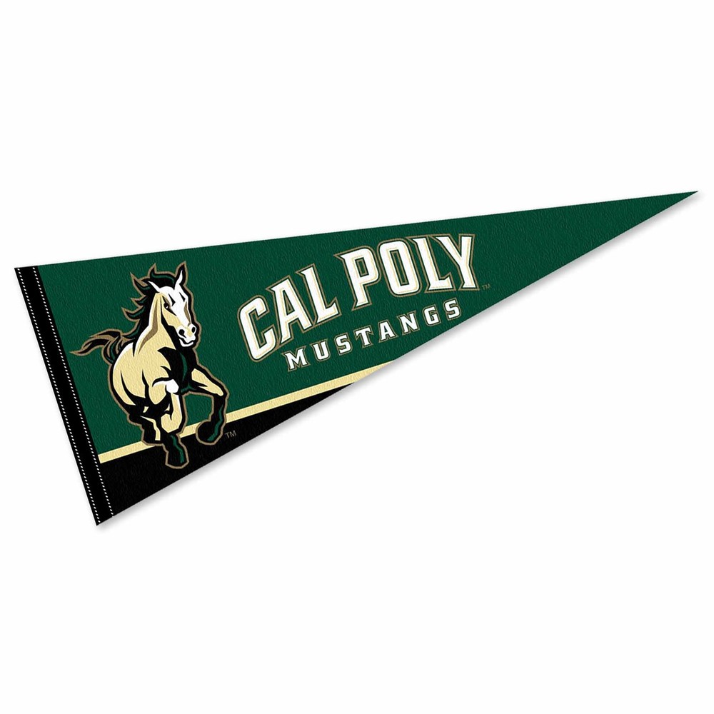 Cal Poly Mustangs 12x30 Felt Pennant