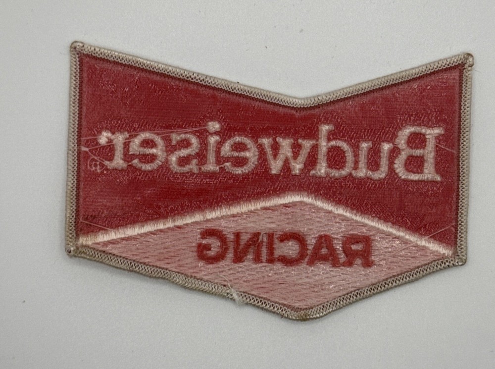 Vintage Budweiser Racing Patch “Free Shipping”