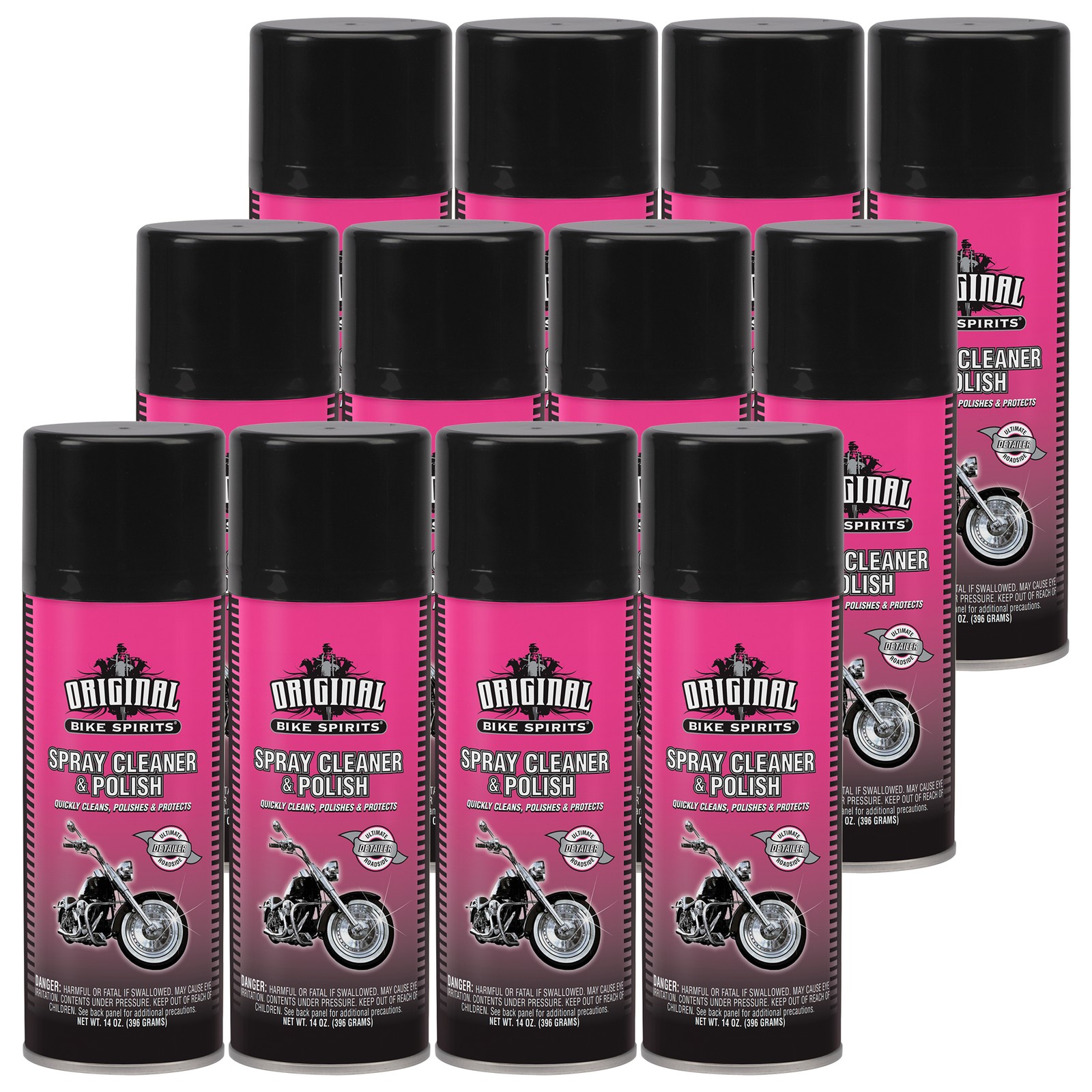 Original Bike Spirits Spray Cleaner and Polish - 14 oz (Case of 12) - 1039615
