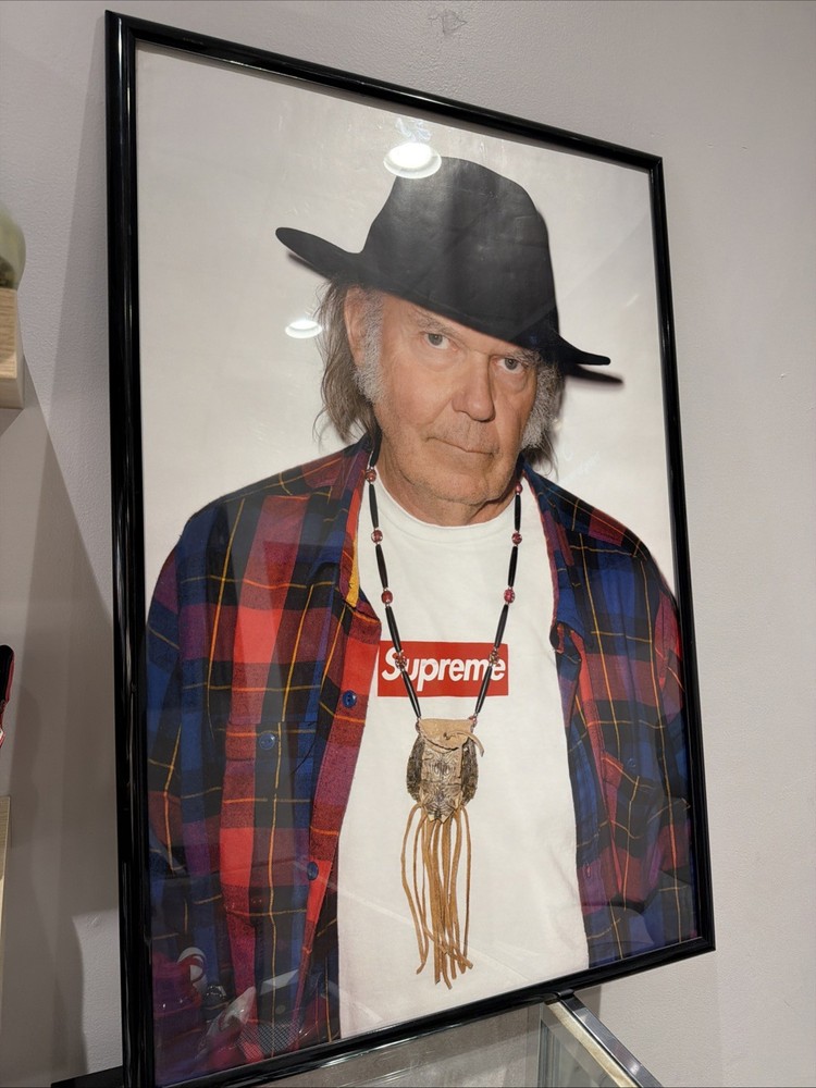 Supreme x Neil Young Promo Poster