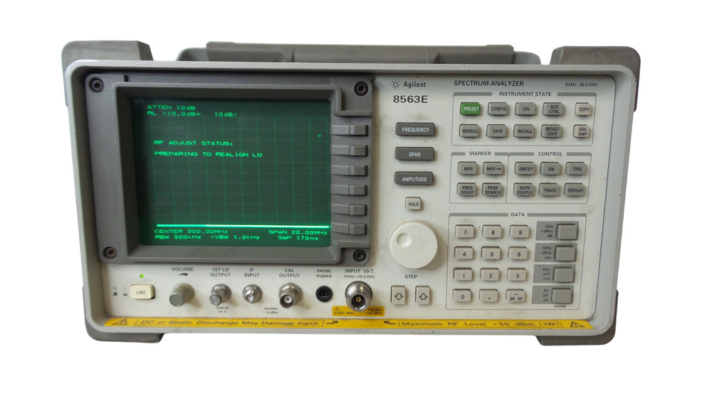 Agilent 8563E spectrum analyzer 9KHz to 26.5GHz - Free Shipping