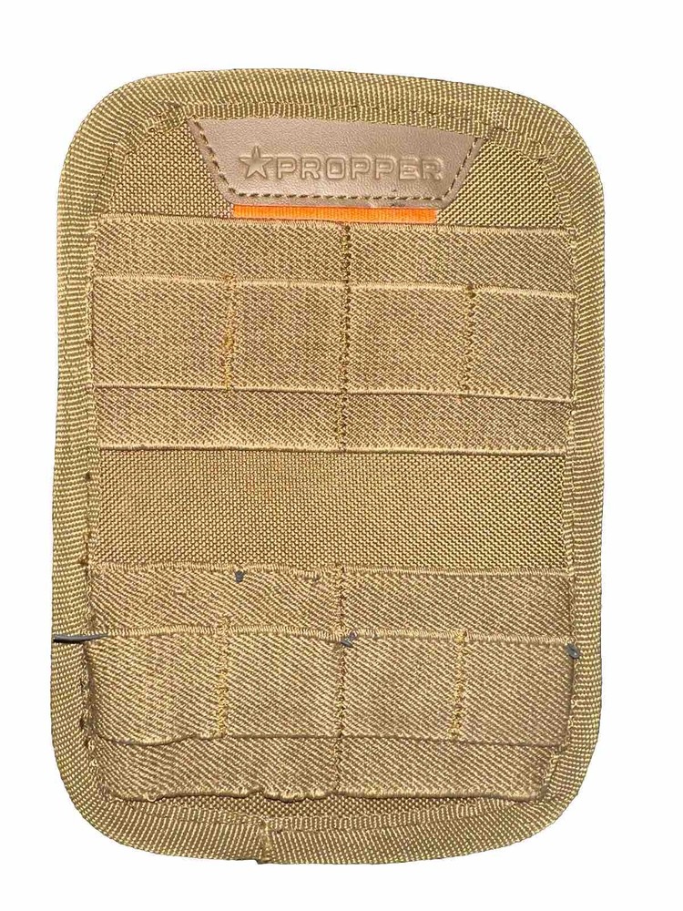 Propper Pocket Organizer with Removable Elastic Keeper Panel in Coyote Brown
