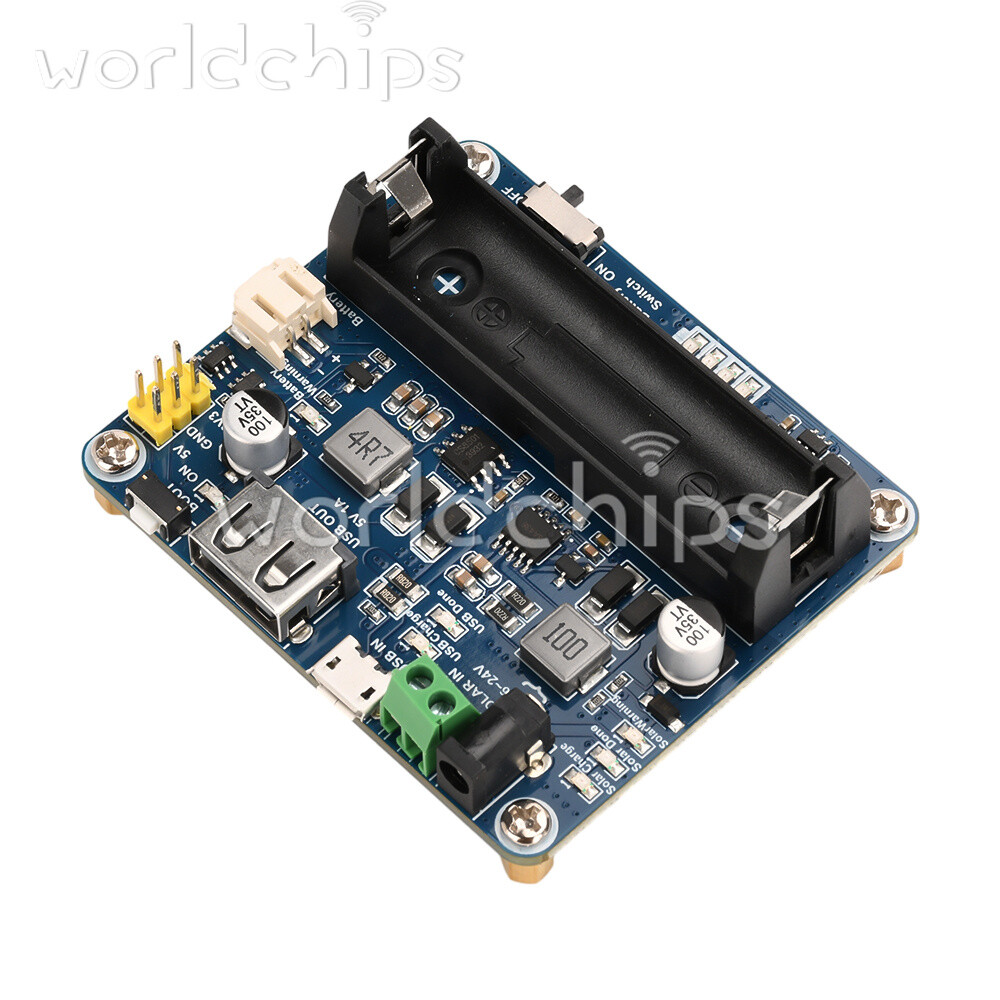 Power Manager Module for 6V~24V Solar Panel Support MPPT USB Battery Charging