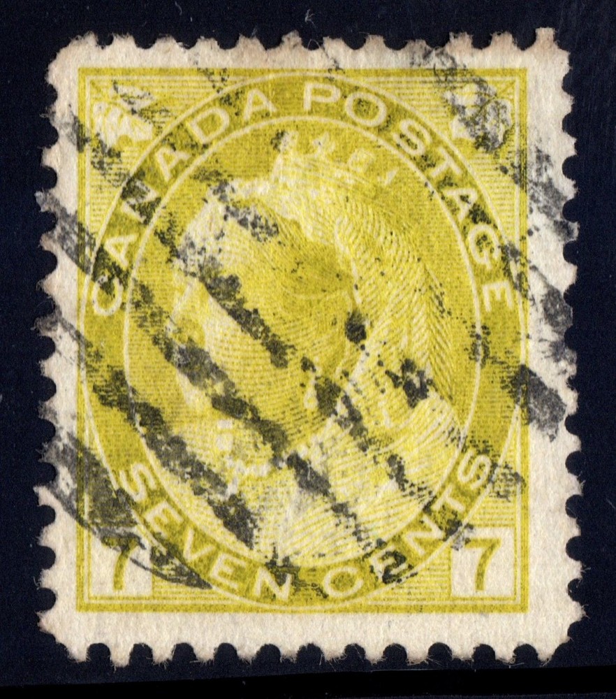 #81 Numeral 7c Canada used well centered