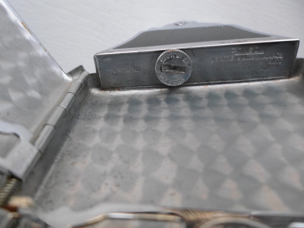 vintage RONSON cigarette Master Case & Lighter combo