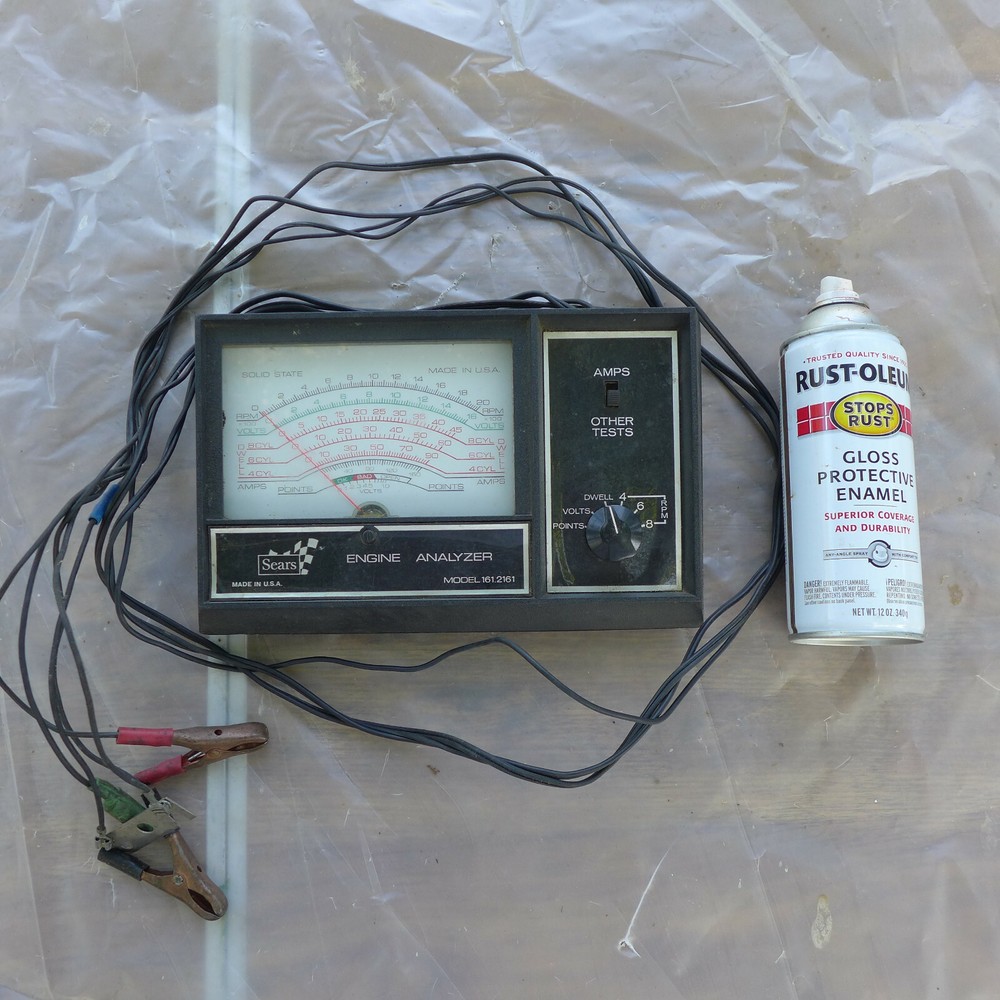 SEARS ENGINE ANALYZER Model 161-2161 w/ Ignition Starter Tester