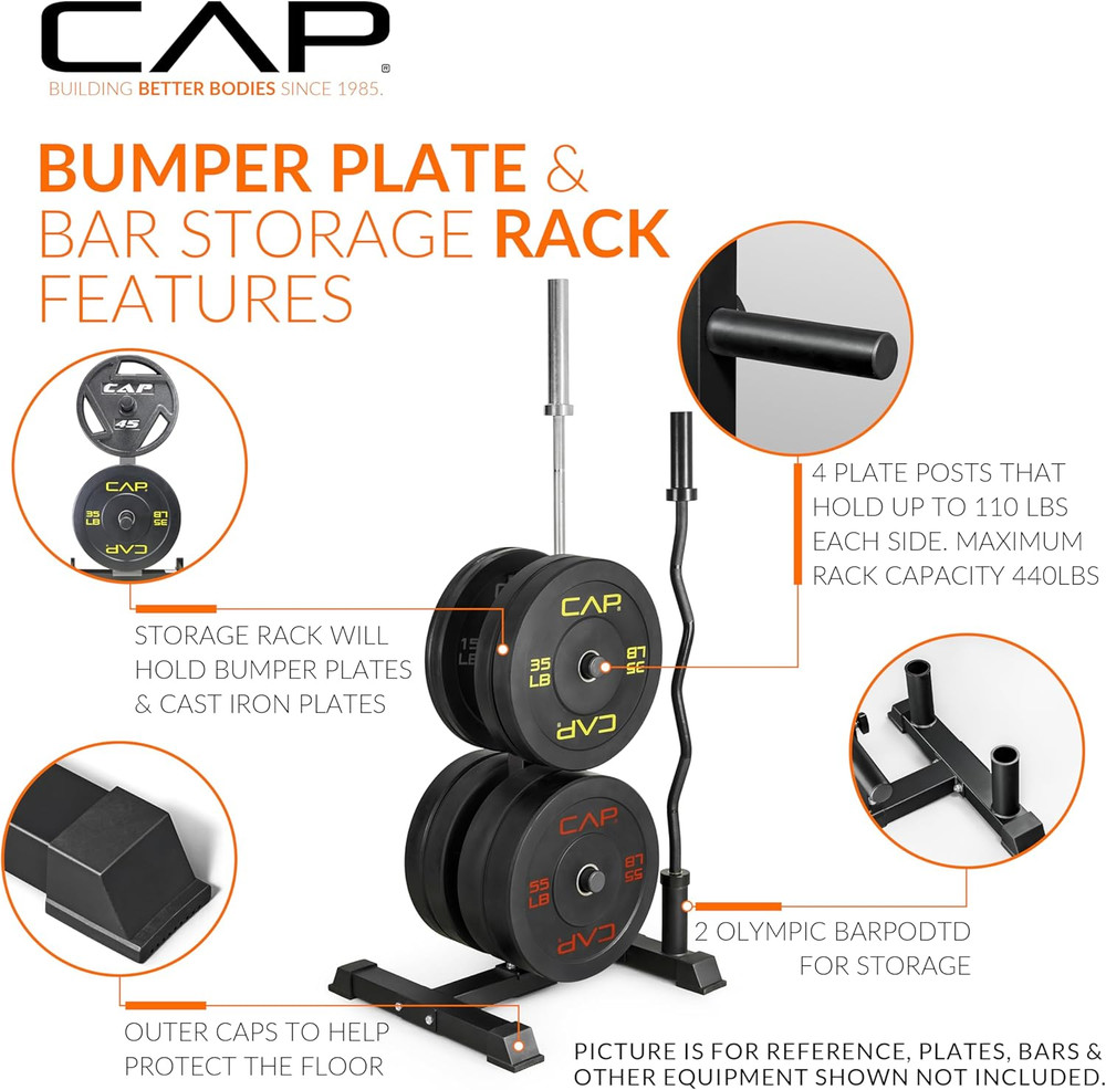 Olympic Bumper Plate Tree Rack
