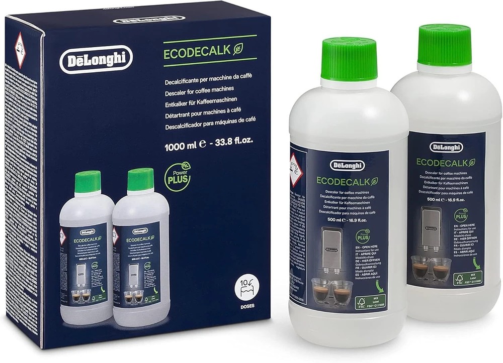 Ecodecalk Descaler 2-Pack, Eco-Friendly Universal Descaling Solution for Coffee