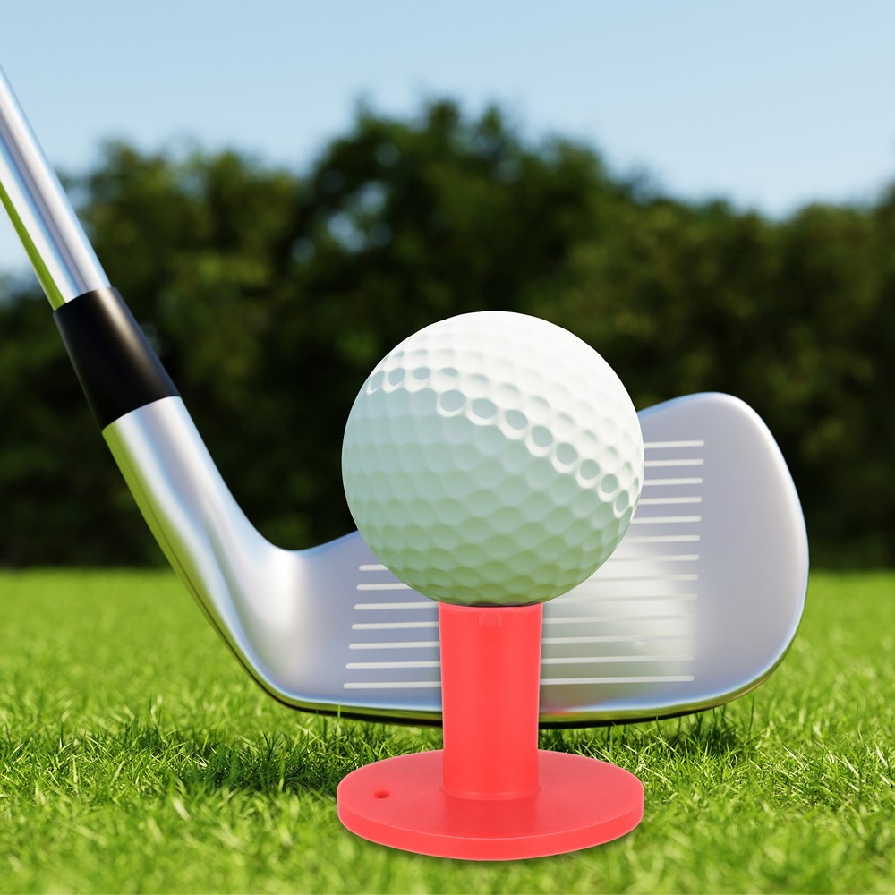 6Pack Rubber Golf Tee 1.4" Golf Tees Training Driving Range Tee Green