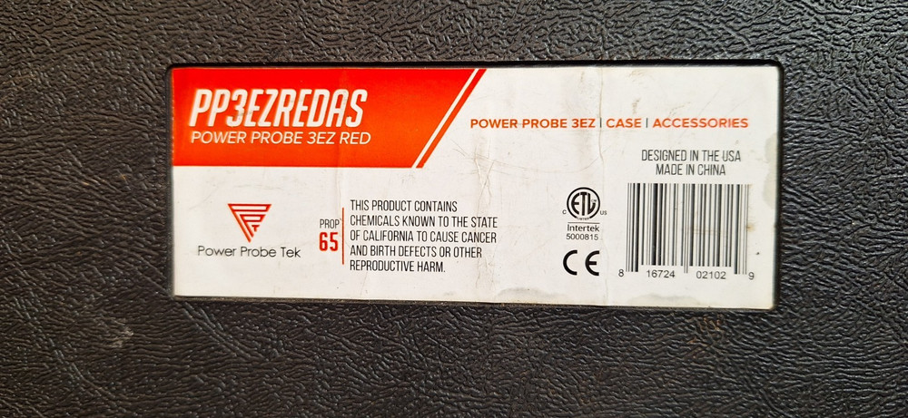 Power Probe PP3 EXREDAS With case extra long leads, Instructions Tested & workin