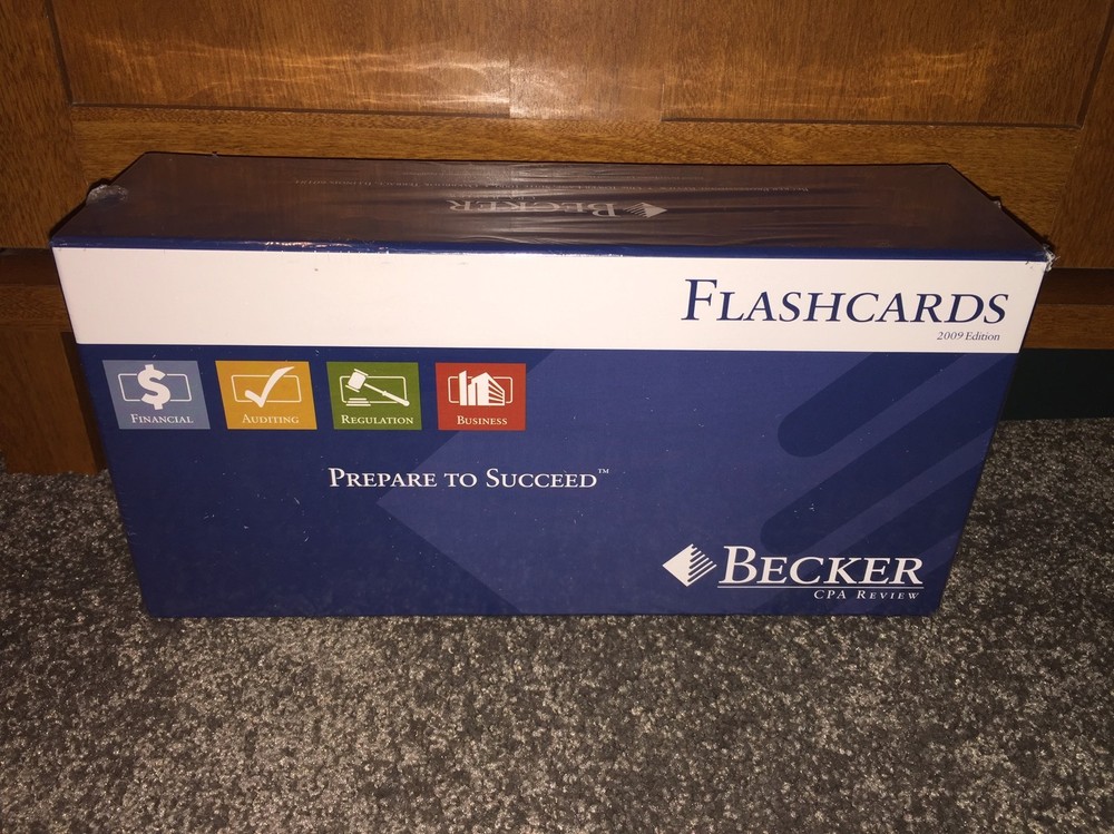 BECKER CPA REVIEW FLASH CARDS 2009 EDITION SEALED