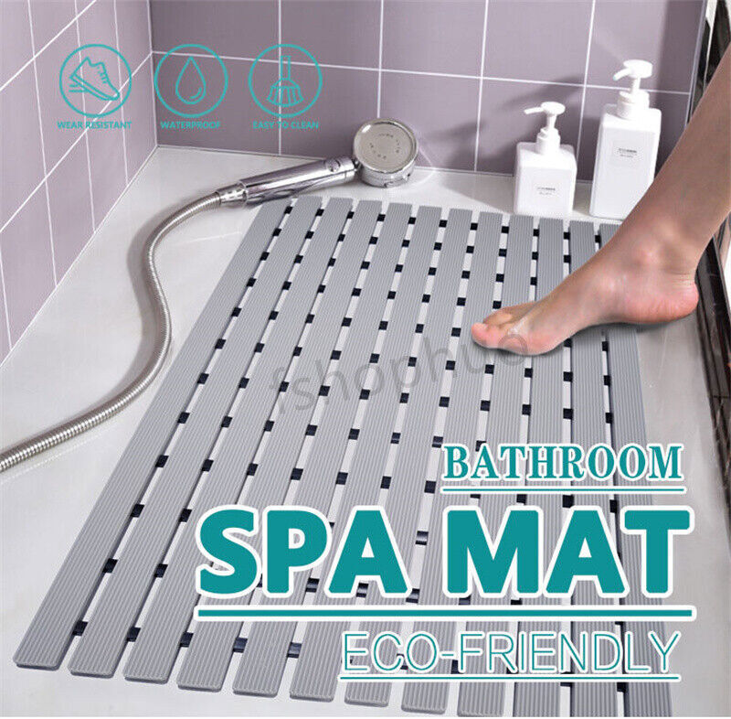 Premium Bath Tub Shower Mat Anti Slip PVC Bathroom Floor Pad Anti-bacterial Mat