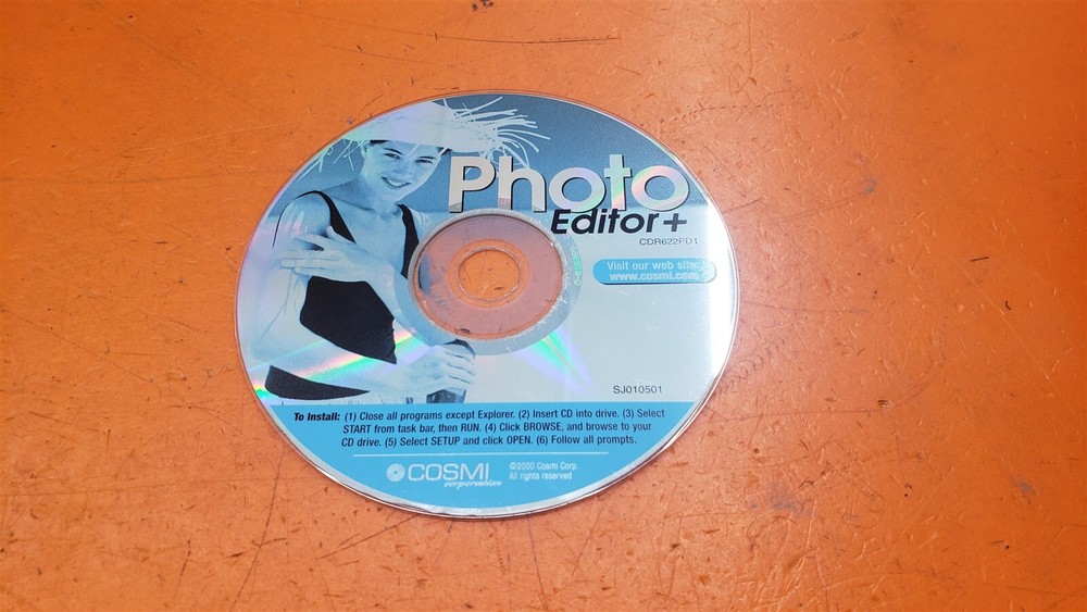 ⭐️⭐️⭐️⭐️⭐️ Cosmi Photo Editor+ PC CD-ROM