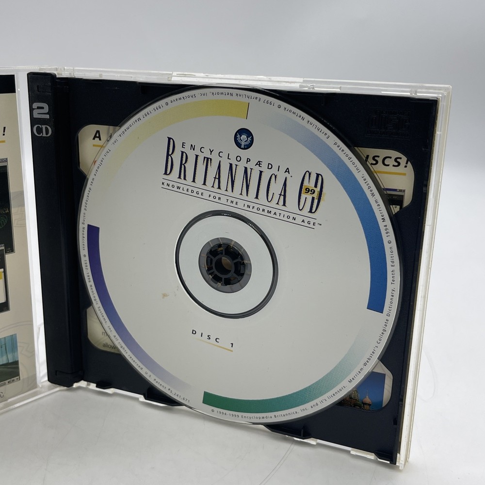 Encyclopaedia Britannica CD 99 PC CDROM Multimedia Edition