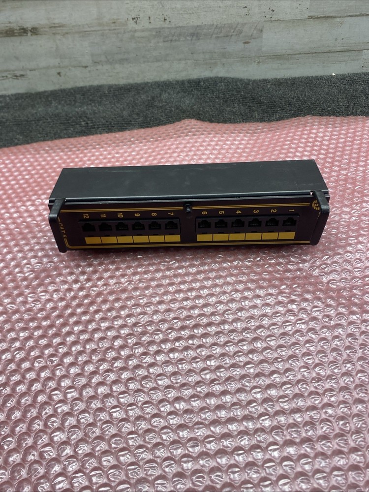 Used Ortronics 12 Port Patch Panel OR-851044558 CAT 5