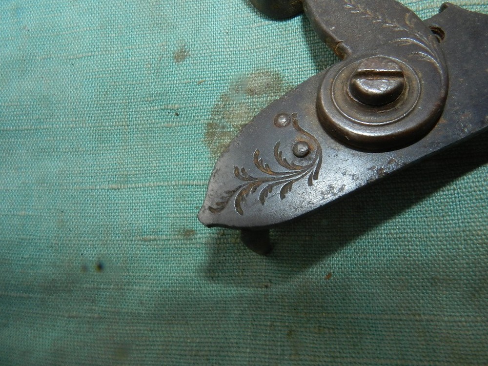 T. Ketland conversion percussion lock with engraved hammer