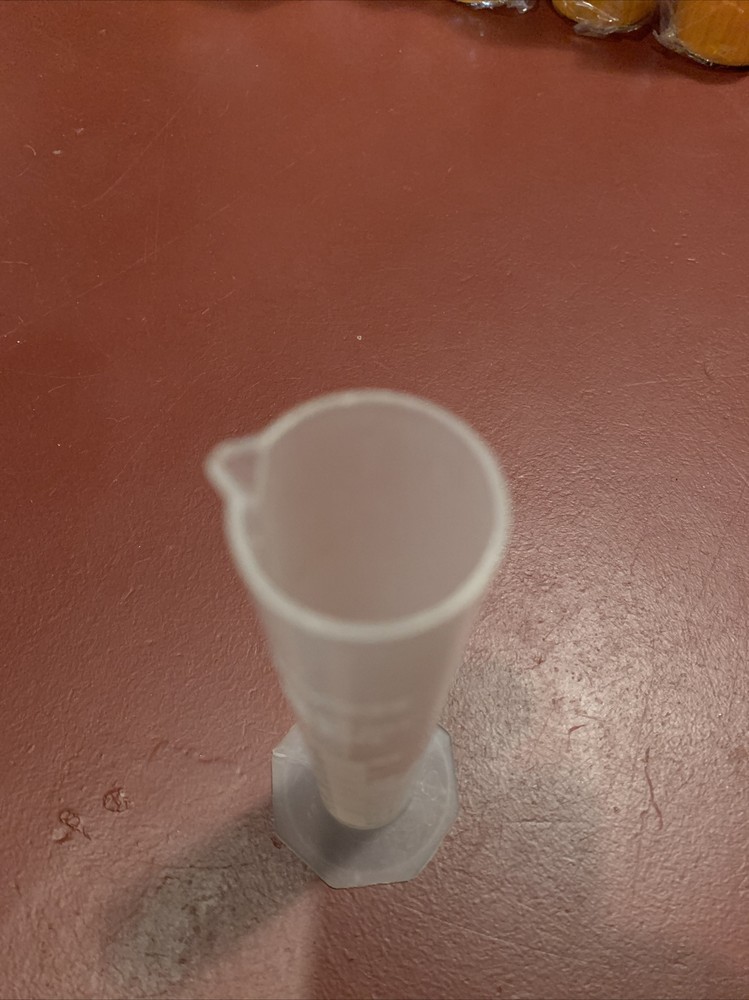 GUC Plastic Graduated Cylinder Polypropylene 50ml Gradplex England