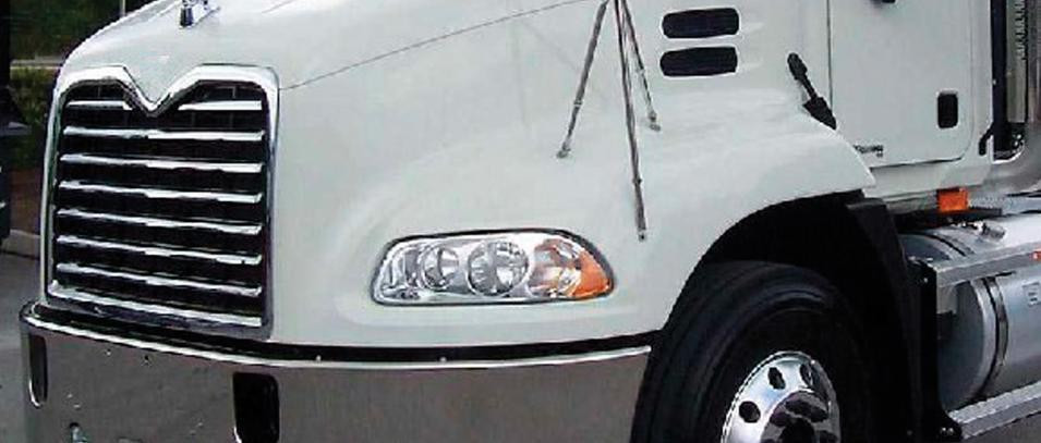 Mack CX Chrome Grill with Bug Screen