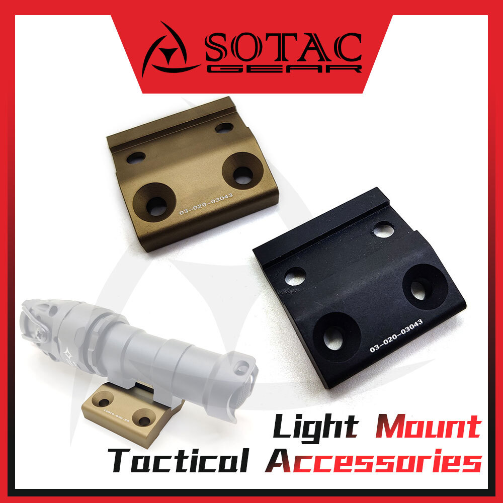 SOTAC MLOK Light Offset Mount for M300 M600 M600DF Keymod M-LOK Flashlight