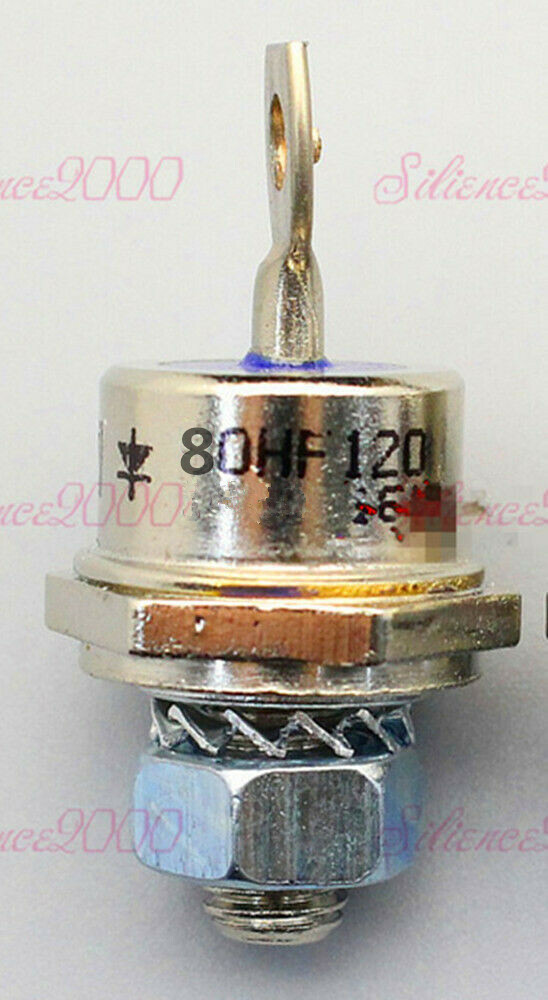 1Pc 100/85/50A 1200V Positive Cathode/Negative Anode Stud Mount Diode Rectifier