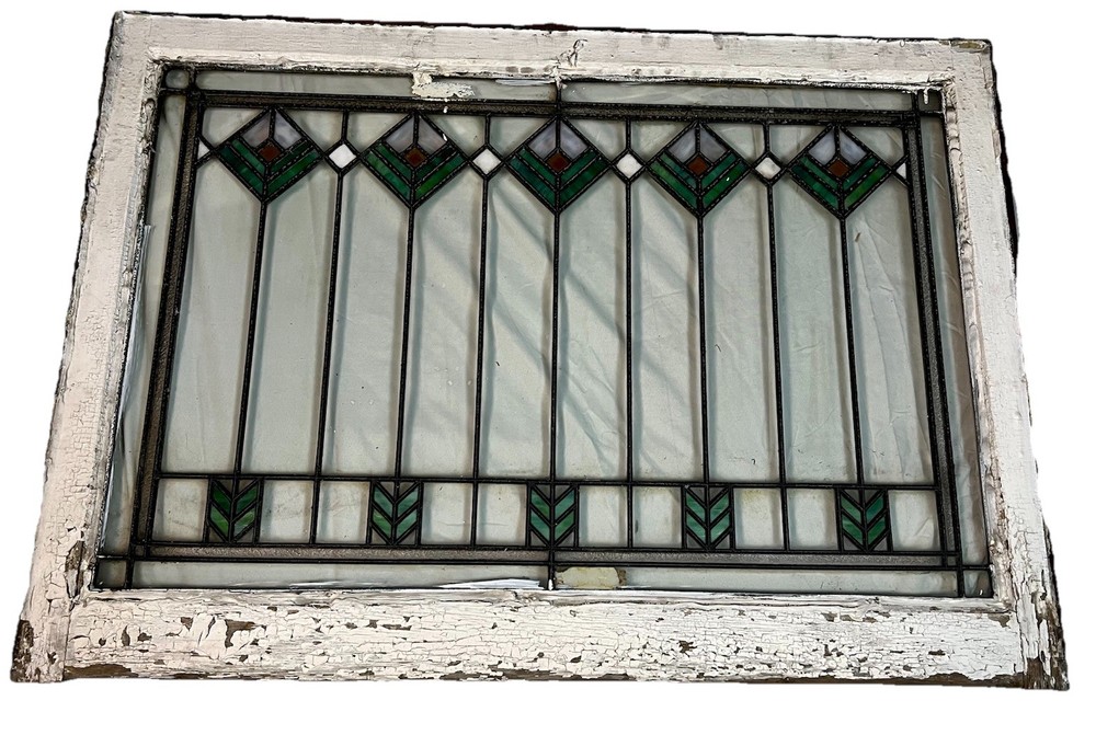 Beautiful Stained Glass Window from Chicago 1900
