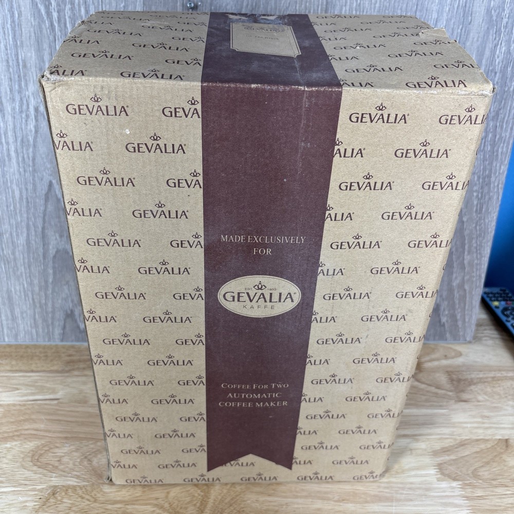 Gevalia Coffee Maker for Two Automatic Coffeemaker Black WS-02AB New