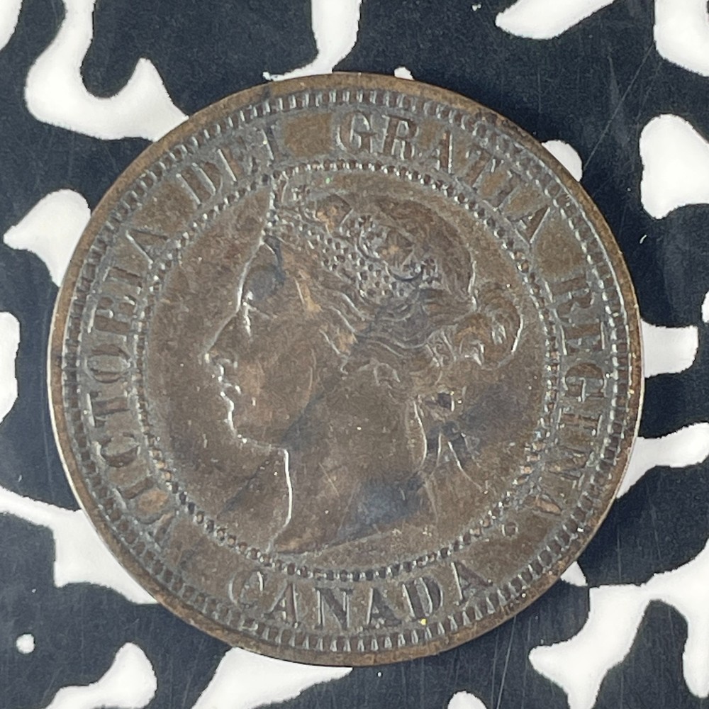1876-H Canada Large Cent Lot#F1768 Nice!