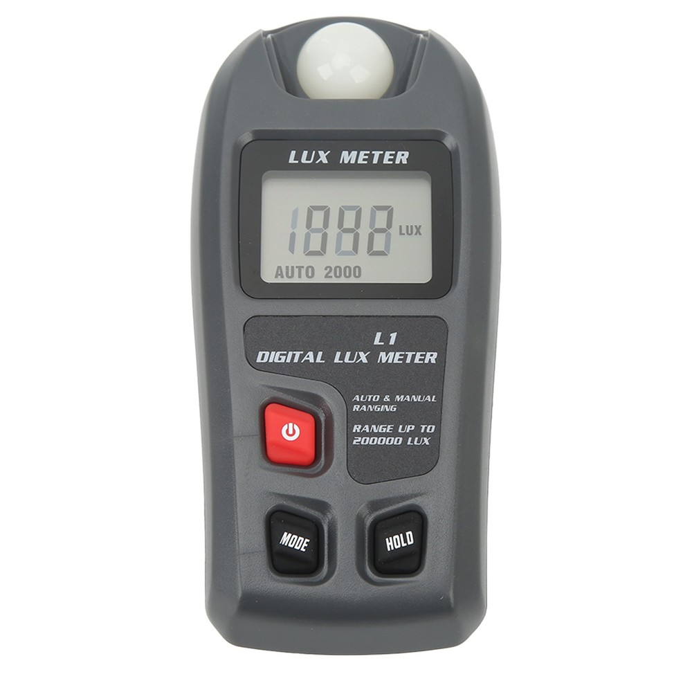 Digital Light Meter Illuminance Tester Luxmeter LCD Display Illuminometer