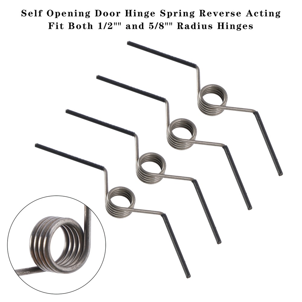 Self Opening Door Hinge Spring Reverse Acting Both 1/2" and 5/8" Radius Hinges U