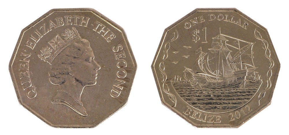 Belize 1 Cent - 1 Dollar 6 Pieces Set, 2000-2013, KM #33a-99, Mint