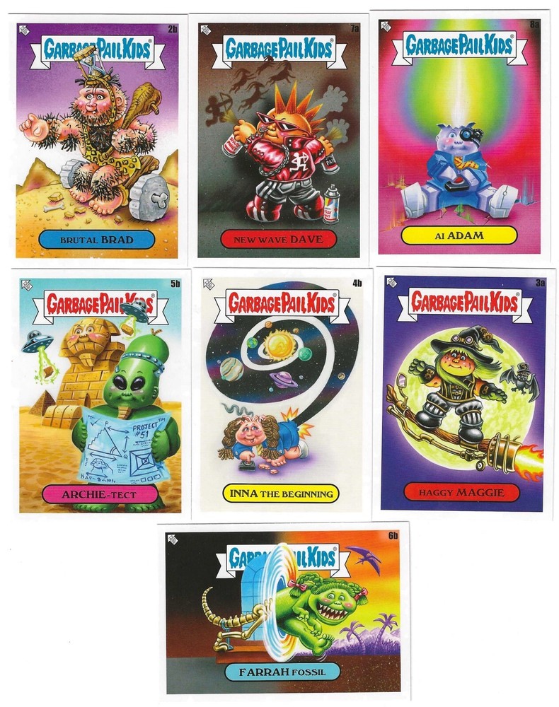 2023 Topps GPK Intergoolactic Mayhem Time Warp Insert Set (20 Cards)