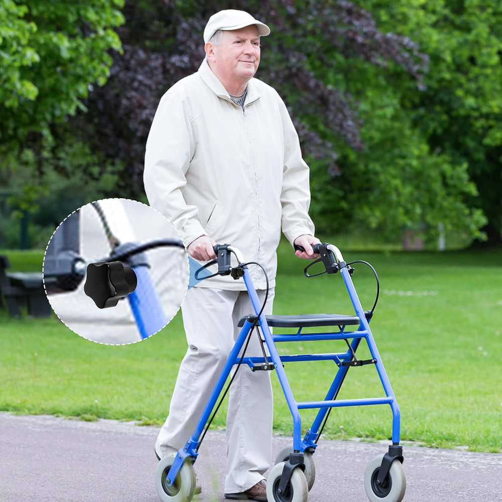 2 Sets Rollator Walker Replacement Parts，Complete Walker Accessories Kit with 4