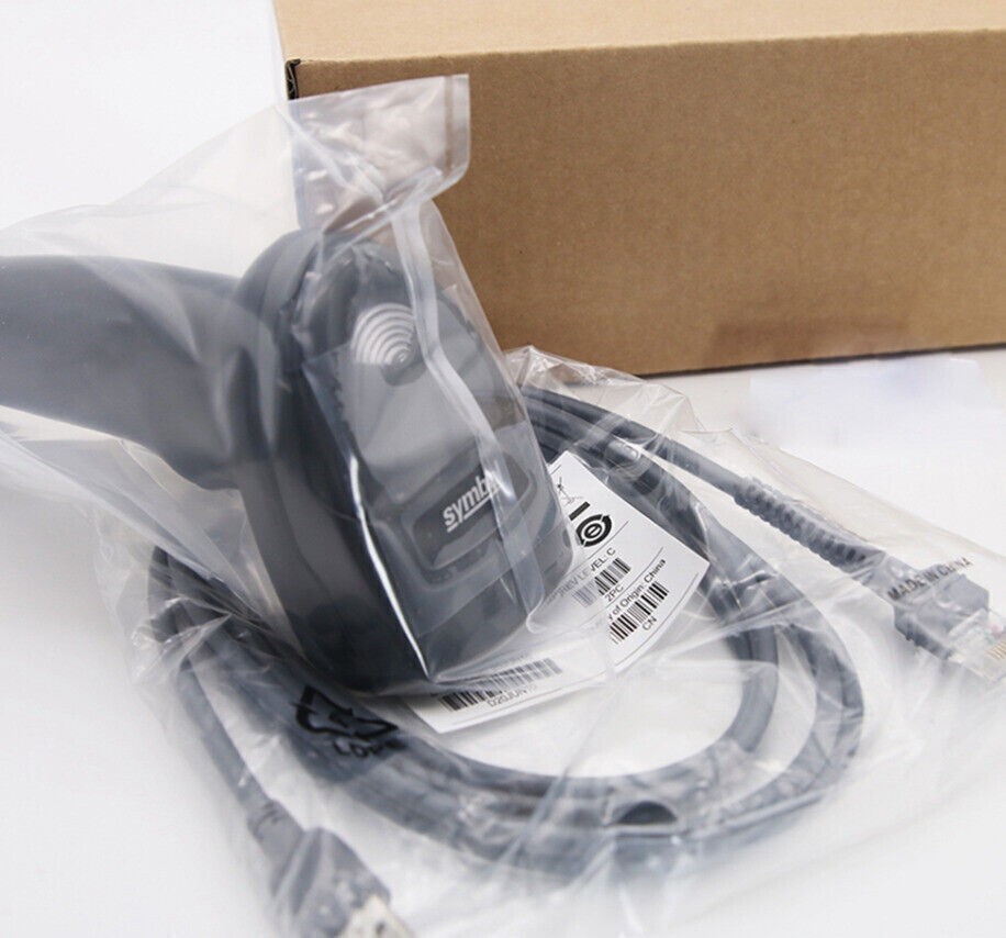 Symbol DS4308-XD00007VZAP Wired Handheld 1D 2D Barcode Scanner Reader USB Cable