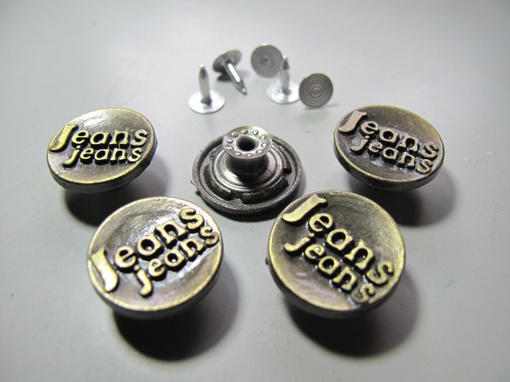 Jeans Buttons 17mm brass jeans button