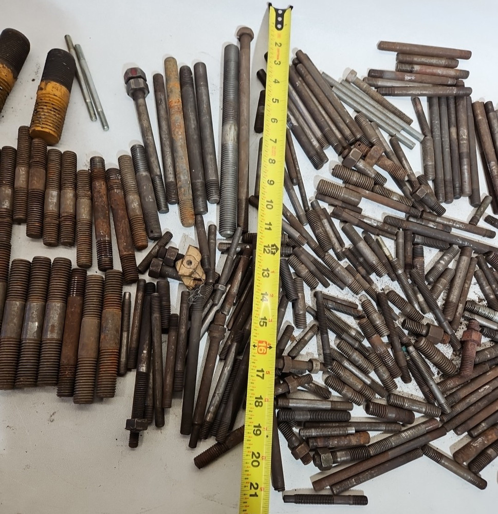 Stud Bolts Old Engine Steam Hit Miss