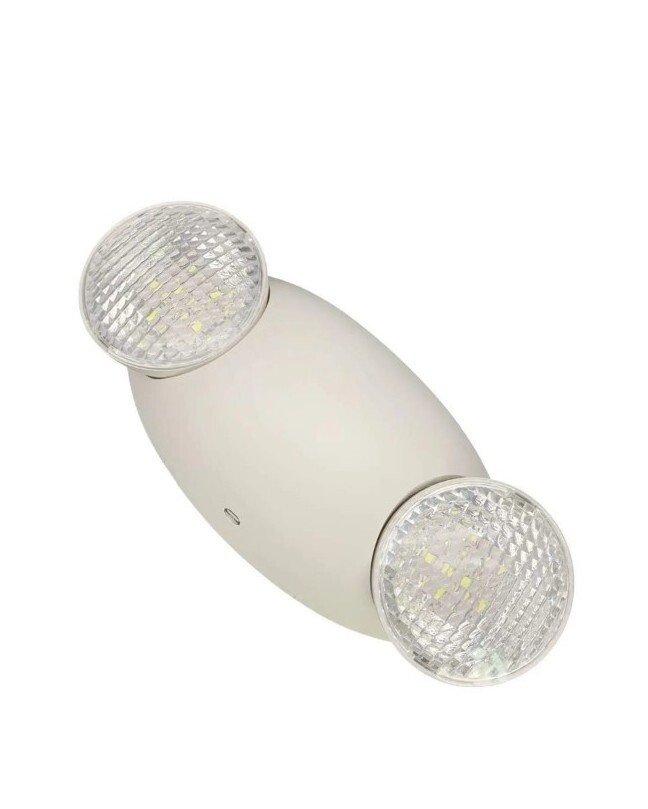 AmazonCommercial LED Emergency Light, UL Certified, 6-Pack, Adjustable Two LE...