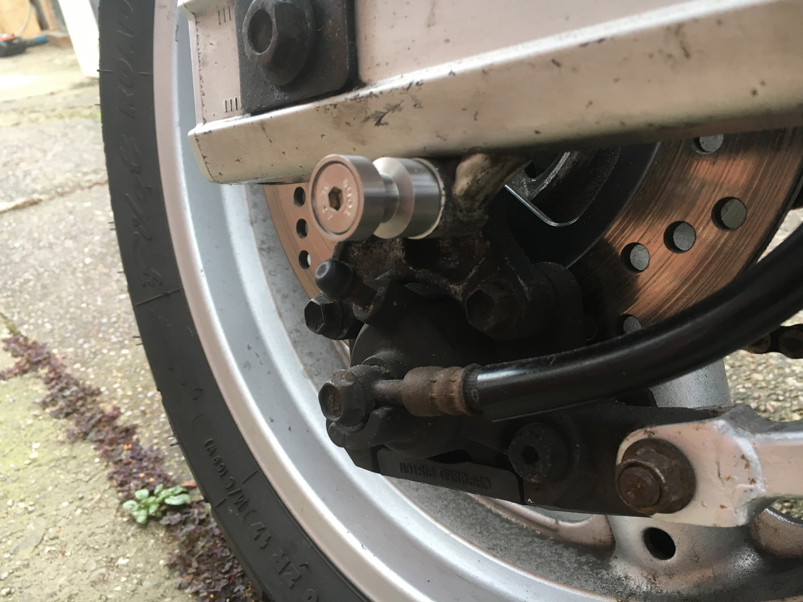 Aluminium Paddock Stand Bobbins, M8 Fitment, Honda Suzuki, Made in the UK