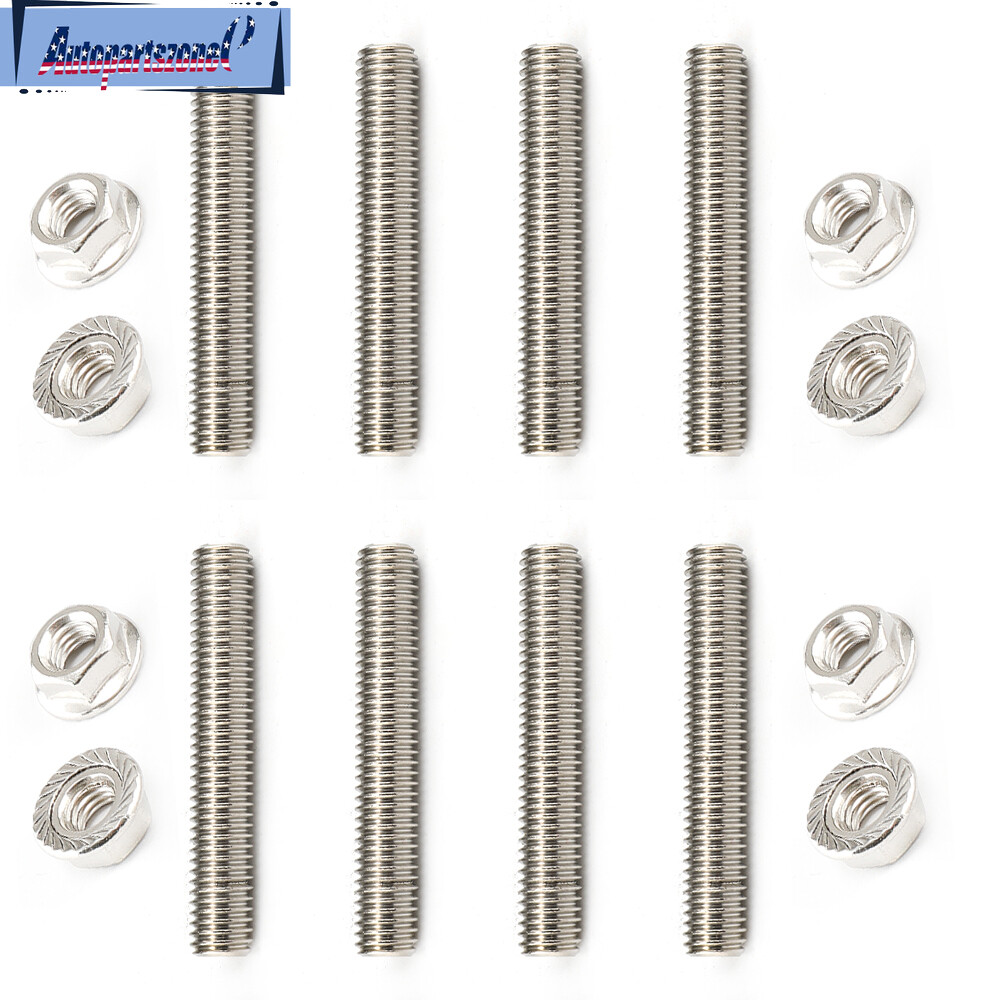 Stainless Steel Bolts Exhaust Manifold Header Stud Kit For Ford F150 4.6/5.4L V8