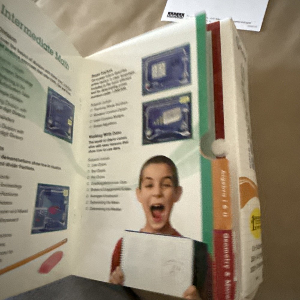 Math Success Deluxe 2009 PC CD-ROM 2 Disc Set w/ Box Learning Software Ages 9+