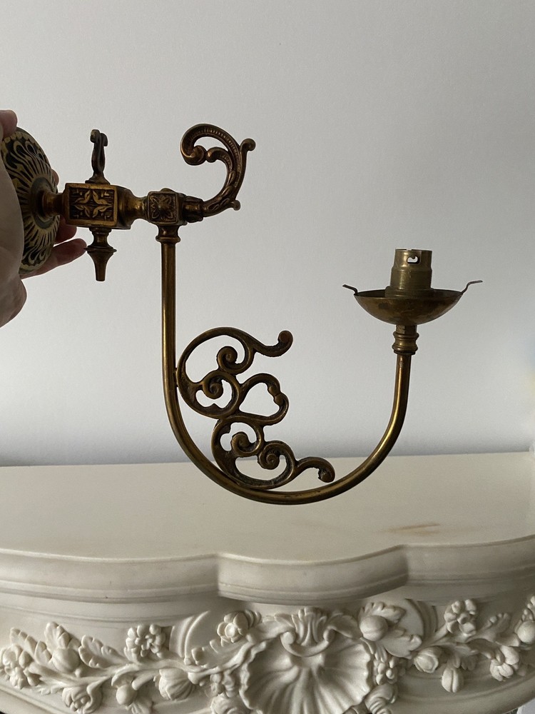 Antique Brass Wall Candle Sconces