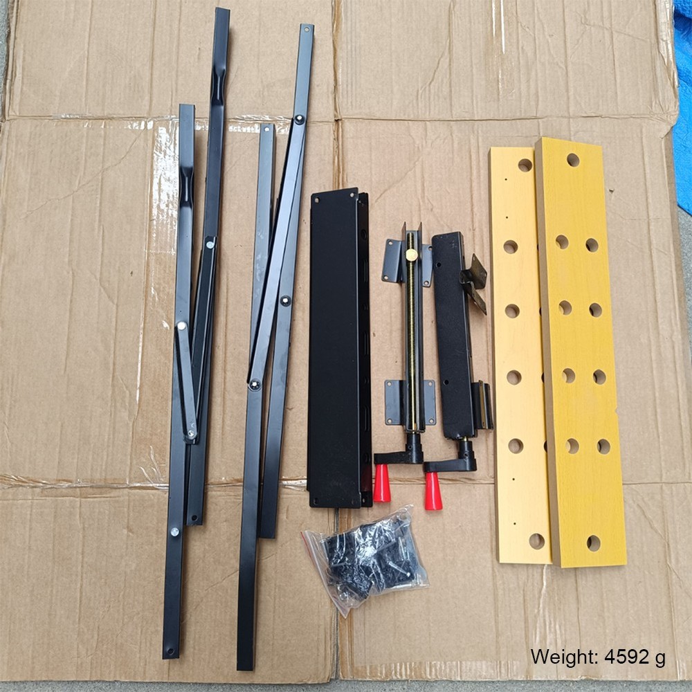 Folding Flip Woodworking Table 4 Bench Dogs Adjustable for Woodworking Projects